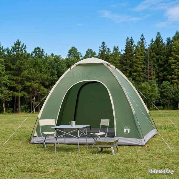 Tente de camping avec toit avec �vent Vert 190 x 140 x 105 cm
