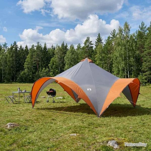 Tente de f�te avec toit Gris et orange 500 x 500 x 350 cm