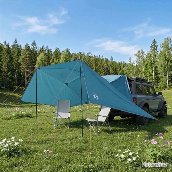Tente de voiture Bleu 308 x 215 x 220 cm Polyester et Acier