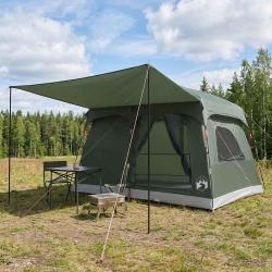 Tente familiale Vert arm&eacute;e 380 x 260 x 190 cm Polyester