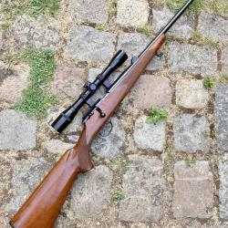 carabine LUGER L99 CALIBRE 22 MAGNUM avec lunette LAUREL 3X9-32 fabrication japonaise