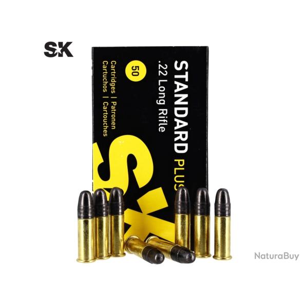 Cartouches SK 22LR STANDARD PLUS 40 grains x50