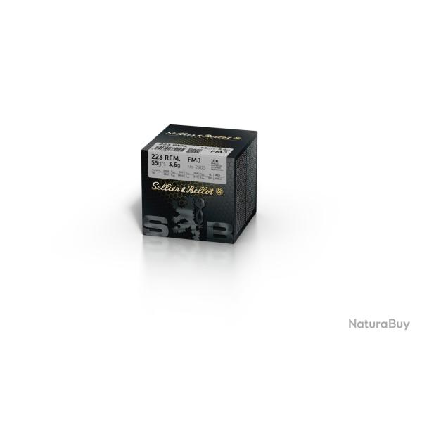 CARTOUCHES SELLIER & BELLOT 223 Rem 55gr x100