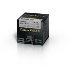 CARTOUCHES SELLIER & BELLOT 7,62X39 FMJ 124grs 8G