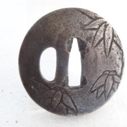210- lot tsuba en fer pour katana ou wakisashi, sabre  japonais