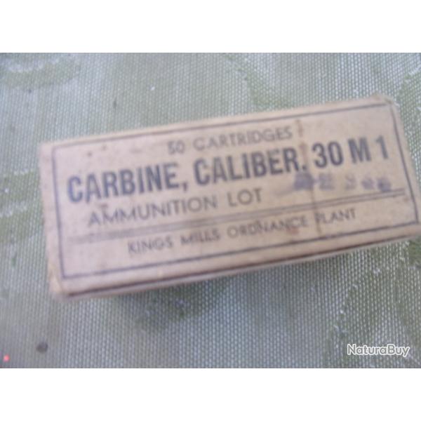 boite vide de cartouches 30 M1  WW2