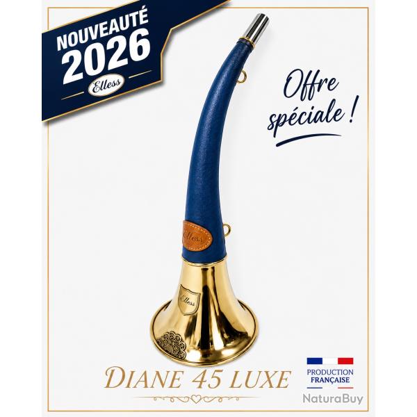 ELLESS - 166/3B - Gain�e Bleu - 45 cm - "DIANE 45 Luxe" - Embout Magnum - PERSONNALISABLE !