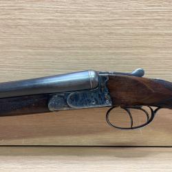 Magnifique Fusil  Garnier cal 12/70 bascule jasp&eacute;e.