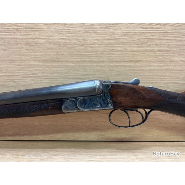 Magnifique Fusil  Garnier cal 12/70 bascule jasp�e.