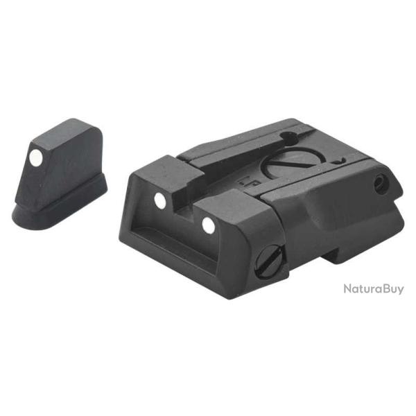 OP ACC - HAUSSE ET GUIDON R�GLABLES ACIER 3 POINTS POUR PISTOLETS HK SFP9 / P30