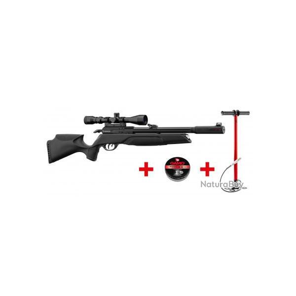 Pack Carabine Arrow PCP 4.5mm 19.9J + Lunette + boite de plombs + Pompe PCP