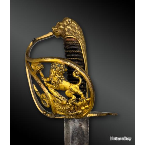 SABRE d'officier de la Garde Nationale ou des Volontaires Nationaux - France - Avant 1792