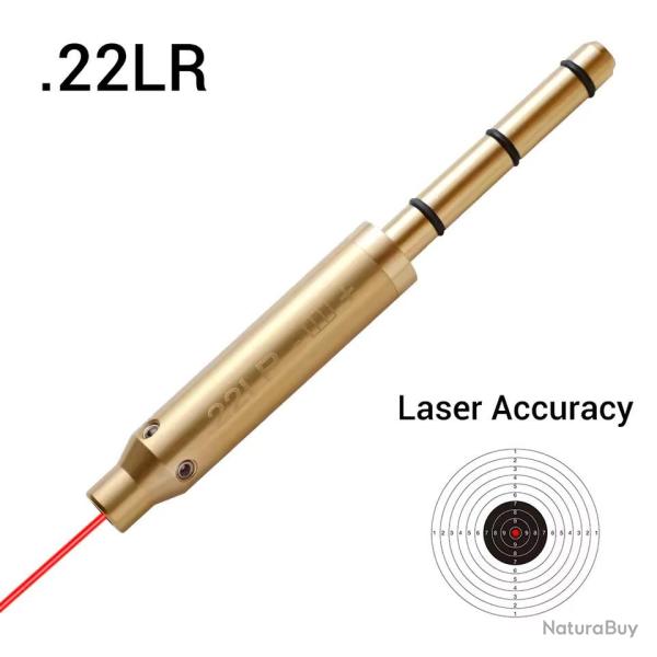 Laser de r�glage pour carabine .22 LR et carabine � plomb 5,5 mm