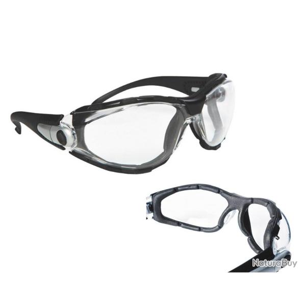 Lunette de protection PROMousse monture ajustable- - Verre anti rayures