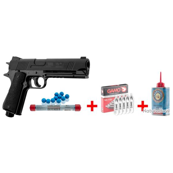 Pack Pistolet RAM Stronghold P7 Cal .50 CO2