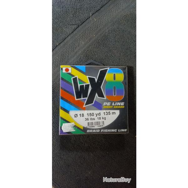 Tresse Powerline Wx8 Multicolor - 135M - 18/100