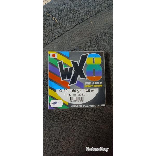 Tresse Powerline Wx8 Multicolor - 135M - 20/100