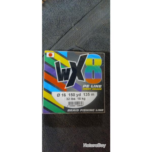 Tresse Powerline Wx8 Multicolor - 135M - 14/100