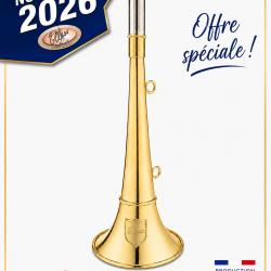 ELLESS - "ST HUBERT" - Trompe Droite &agrave; Pavillon - 36 cm - EXCLUSIF ELLESS