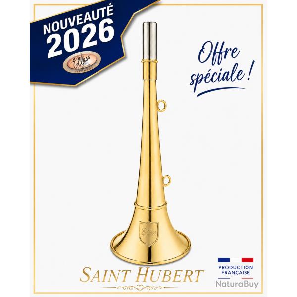 ELLESS - "ST HUBERT" - Trompe Droite � Pavillon - 36 cm - EXCLUSIF ELLESS