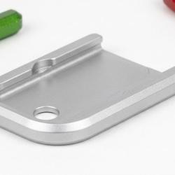 OP ACC - TALON DE CHARGEUR ALUMINIUM TONI SYSTEM POUR GLOCK - ARGENT