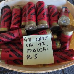 LOT CARTOUCHE FIOCCHI CALIBRE 12