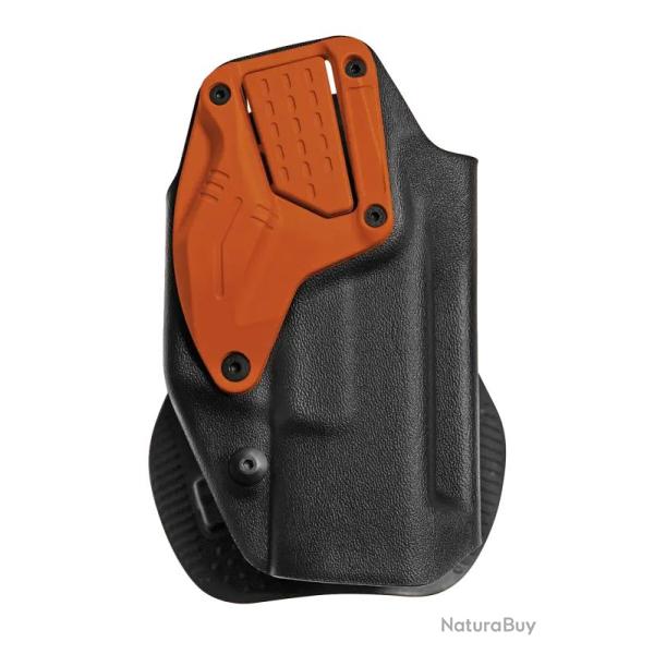 HOLSTER A RETENTION SECURITE LTG ORANGE, WILSON PADDLE - PDP 4.5''/5''- DROITIER
