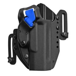 HOLSTER POLYMERE A RETENTION, SECURITE LTG PRO BLEUE - PDP 4.5''/5''- DROITIER