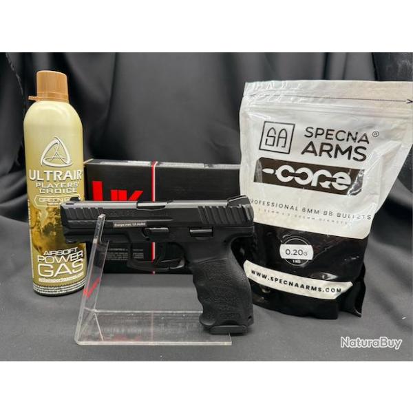 PACK PR�T A TIRER PISTOLET HECKLER&KOCH VP9 BBS 6MM GAZ 1,0 J