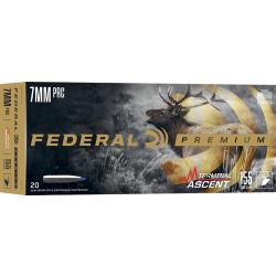 Munitions FEDERAL cal.7prc terminal ascent 155gr par 20