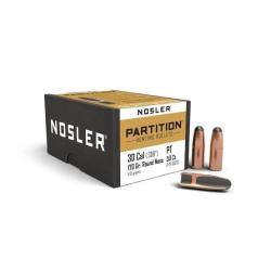 BALLES NOSLER PARTITION .30 170 GRAINS