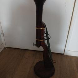 Cendrier forme de fusil