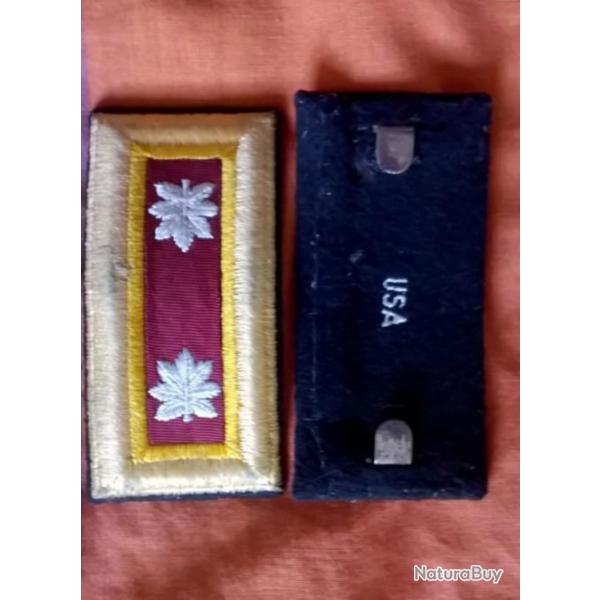 Epaulettes LIEUTENANT COLONEL 1900 ARTILLERIE