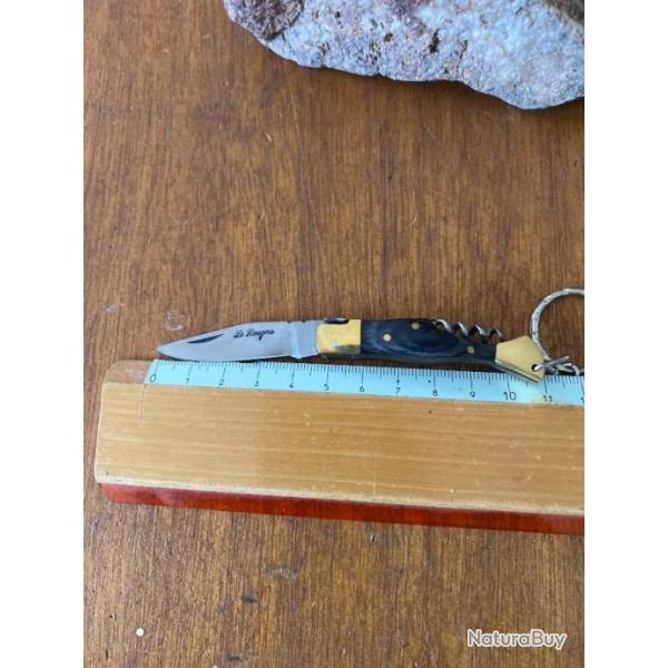 MINI PORTE CLEE LAGUIOLE LE BOUGNA  AVEC TIRE BOUCHON   STAMINA  GRIS bleu    2025 n