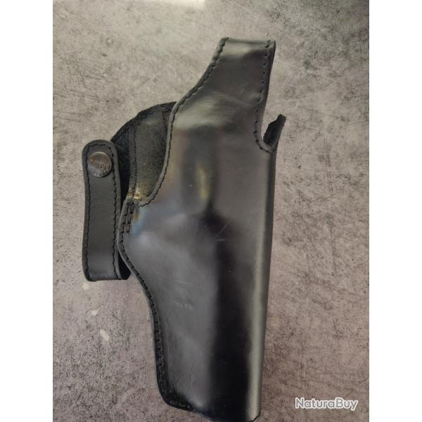 Holster -Etui - pour revolver Manurhin spF1 ou MR - canon 2 pouces et plus