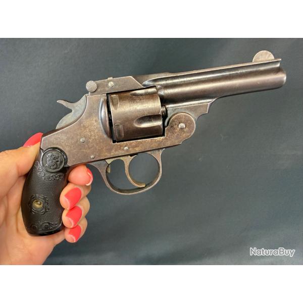 IVER JOHNSON SAFETY AUTO HAMMER 2nd MODEL cal. 38sw num�ro de s�rie 15053