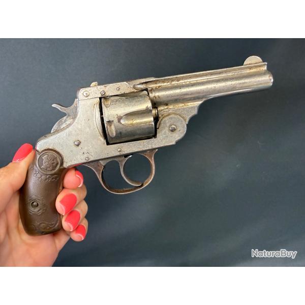 IVER JOHNSON SAFETY AUTO JAMMER 1ST MODEL cal. 38sw num�ro de s�rie 2100