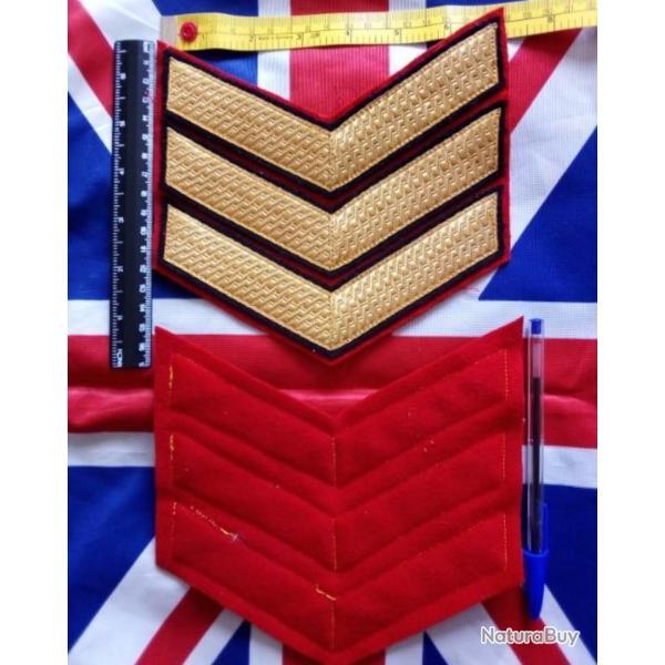 GRADES DE SERGENT BRITANNIQUE