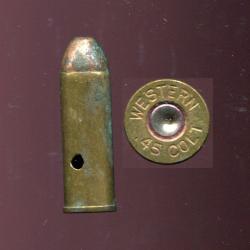 .45 Long Colt - production western  - marquage western 45 COLT - balle plomb cuivr&eacute;
