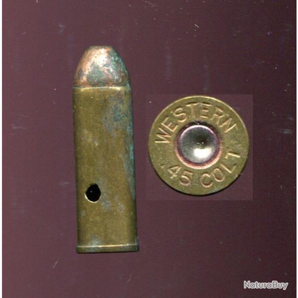 .45 Long Colt - production western  - marquage western 45 COLT - balle plomb cuivr�