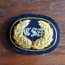 &Eacute;cusson de kepi en cannetille ''C.S.A ''