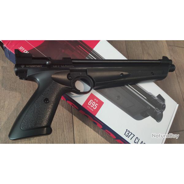 Pistolet � plomb Crosman 1377 - Noir / 8.5 Joules / 4.5 mm
