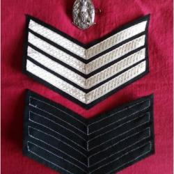 Insigne et grades de sergent SCOTTISH POLICE