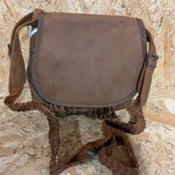 Sac &agrave; cartouche Januel Garenne Cuir Pleine Fleur