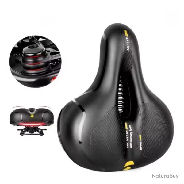 Selle de V�lo Confort XXL Respirante Route VTT VTC Absorption des Chocs imperm�able Jaune