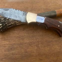 COUTEAU DE CHASSE   LAME DAMAS DAMAS    (2026   )  3