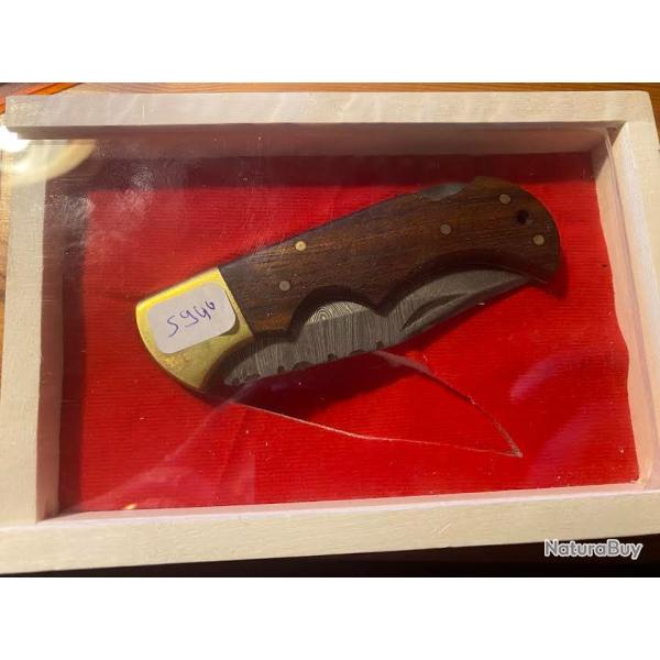 COUTEAU DE CHASSE   LAME DAMAS DAMAS    (2026   )  5