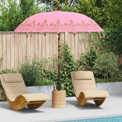 Parasol balinais Rose 215 x 215 x 260 cm