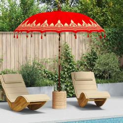 Parasol balinais Rouge 215 x 215 x 260 cm