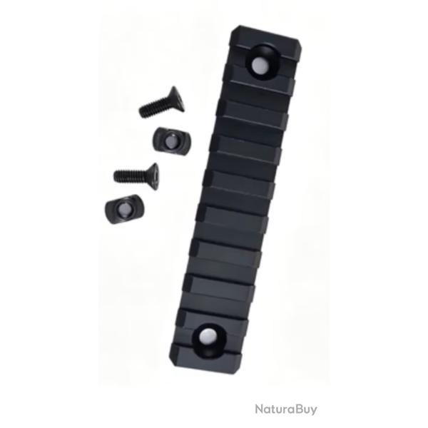 Rail Picatinny en acier 20mm 9 Slots M-Lock